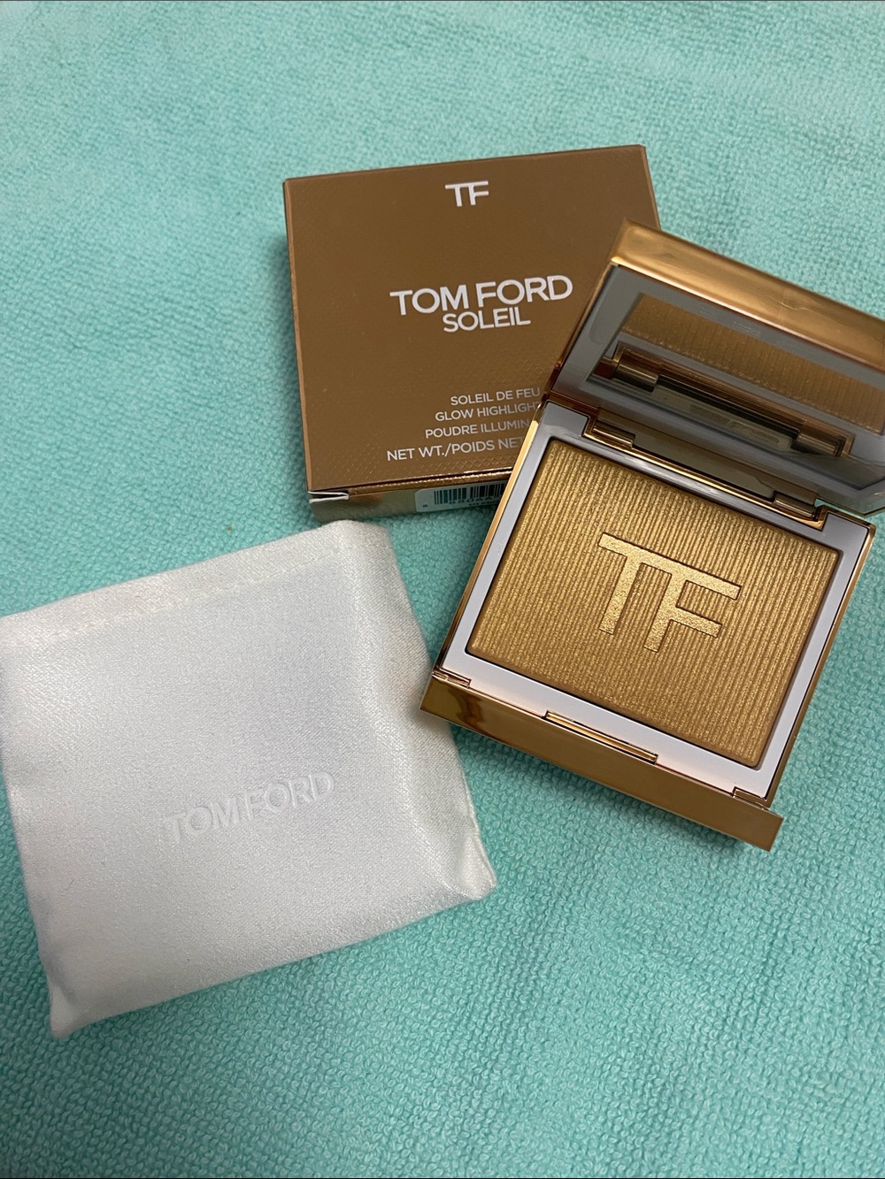 Tom Ford Soleil Glow Powder - Shimmery Gold New limited edition